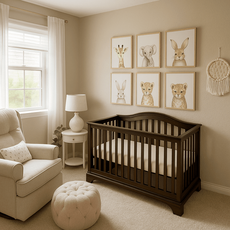 7 Dreamy Baby Girl Nurseries with AI Inspiration
